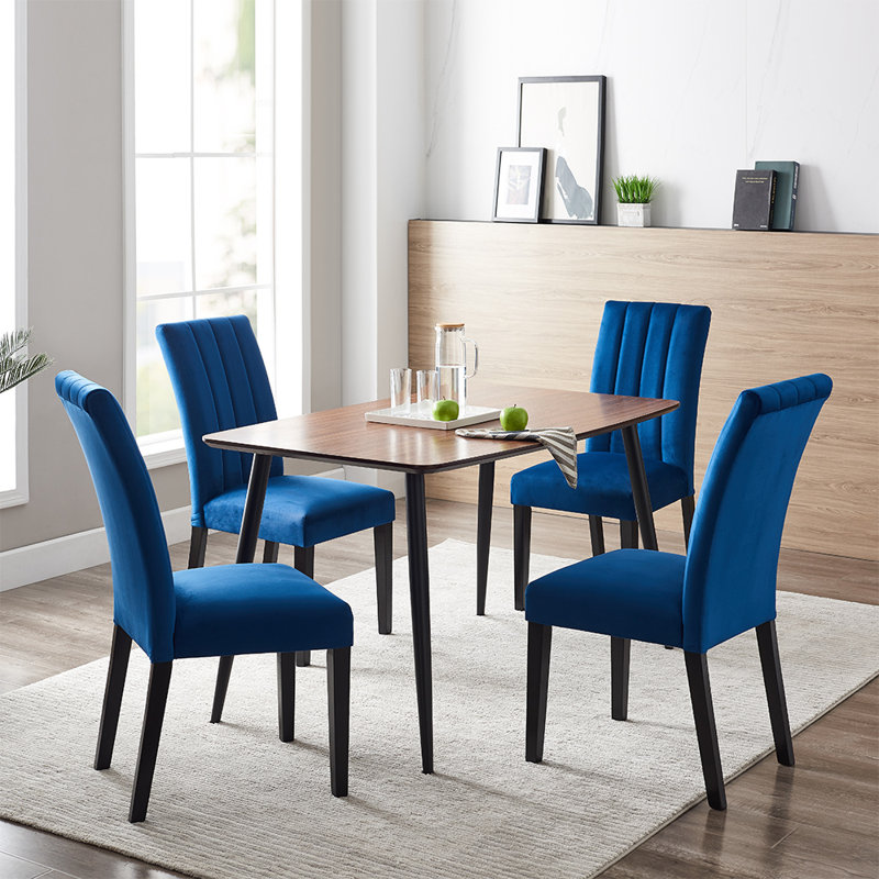 Corrigan Studio® Fabric Dining Chair In Blue,Set Of Two Wayfair.ca